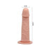 Фото #6 товара Baile Strap-on with Vibrating Dildo Flesh 15 cm