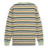 Фото #3 товара Puma Downtown 180 Striped Crew Neck Long Sleeve T-Shirt Mens Size M Casual Tops