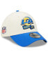 Фото #1 товара Men's Cream, Royal Los Angeles Rams 2022 Sideline 39THIRTY 2-Tone Flex Hat