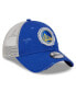 Фото #2 товара Men's Royal Golden State Warriors 2024 NBA All-Star Game Rally Drive Distressed Patch 9TWENTY Trucker Adjustable Hat