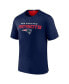 Фото #3 товара Men's Navy New England Patriots Defender Evo T-shirt