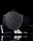 Фото #4 товара Часы и аксессуары MVMT Legacy черные кожаный ремешок, 42 мм
