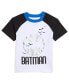 ფოტო #2 პროდუქტის Justice League Batman Boys Graphic T-Shirt & Shorts Toddler|Child