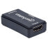 Фото #1 товара Manhattan HDMI Repeater - 4K@60Hz - Active - Усилитель HDMI сигнала до 40м - Черный - Гарантия 3 года - Блистер - 4096 x 2160 пикселей - AV репитер - 40 м - Проводной - Черный - HDCP