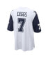 Фото #2 товара Men's Trevon Diggs White Dallas Cowboys Alternate Game Jersey