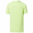 Men’s Short Sleeve T-Shirt Reebok Sportswear B Wor Lime green