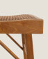 Фото #10 товара Wood and rattan bench