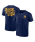 ფოტო #1 პროდუქტის Men's Navy Notre Dame Fighting Irish Play Like A Champion Today 2-Hit T-shirt