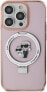 Фото #4 товара Karl Lagerfeld Karl Lagerfeld KLHMP15XHMRSKCP iPhone 15 Pro Max 6.7" różowy/pink hardcase Ring Stand Karl&Choupettte MagSafe