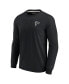 Men's and Women's Black Atlanta Falcons Super Soft Long Sleeve T-shirt