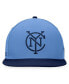 Фото #3 товара Men's Sky Blue/Navy New York City FC Downtown Snapback Hat