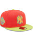 Фото #5 товара Men's Red, Neon Green New York Yankees Lava Highlighter Combo 59FIFTY Fitted Hat