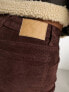 Cotton:On corduroy stretch bootleg jean in brown Коричневый, 32 - фото #7