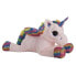 Fluffy toy Rainbow Unicorn White Pink 45cm (45 cm)