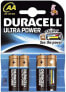 Фото #2 товара Батарейка Duracell AA Alkaline 1.5 V - 4 шт. - в блистере