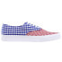 Фото #1 товара Sperry Cloud Cvo Gingham Lace Up Mens Blue Sneakers Casual Shoes STS19182