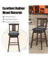 Swivel Bar Stool 29 inch Upholstered Pub Height Bar Chair