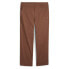 Фото #3 товара Брюки карго Puma MMQ Chino Flat Front Men's Brown Casual Athletic Bottoms 62401782