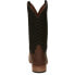 Фото #3 товара Justin Boots Cattler Chocolate Geometric Square Toe Cowboy Mens Brown Casual Bo