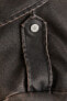 Фото #6 товара Distressed-look Shoulder-pad Jacket