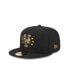 Фото #1 товара Men's Black New York Mets 2024 Armed Forces Day On-Field 59FIFTY Fitted Hat
