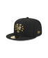 ფოტო #1 პროდუქტის Men's Black New York Mets 2024 Armed Forces Day On-Field 59FIFTY Fitted Hat