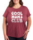 Trendy Plus Size Cool Moms Club Graphic T-shirt