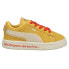 Фото #1 товара Puma Suede Triplex Lace Up Toddler Boys Yellow Sneakers Casual Shoes 382841-01