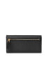 Women's Crosshatch Leather Slim Snapped-Closure Wallet