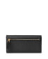 ფოტო #3 პროდუქტის Women's Crosshatch Leather Slim Snapped-Closure Wallet