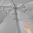 Пляжный зонт Aktive UV50 Ø 180 cm Синий полиэстер Алюминий 180 x 187,5 x 180 cm (12 штук)