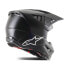 Crosshelm Alpinestars SM5 Solid Schwarz