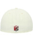 ფოტო #5 პროდუქტის Men's Cream Atlanta Falcons Chrome Color Dim 59FIFTY Fitted Hat