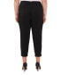 ფოტო #2 პროდუქტის Plus Size Side-Panel Trouser Pants