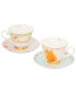 Фото #1 товара Mouse and Squirrel Cup and Saucer, Set of 2