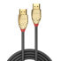 Lindy 1m High Speed HDMI Cable - Gold Line - 1 m - HDMI Type A (Standard) - HDMI Type A (Standard) - 4096 x 2160 pixels - 18 Gbit/s - Grey