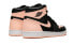 Кроссовки Nike Air Jordan 1 Retro High Black Crimson Tint (Розовый, Черный)