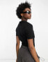 Фото #8 товара COLLUSION Unisex polo top in black