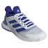 ADIDAS Adizero Ubersonic 4.1 all court shoes Ftw White / Lucid Blue / Purple Burst, 44.6 - фото #5