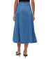 ფოტო #3 პროდუქტის Women's Brynn Cotton Midi Denim Skirt