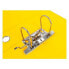 LIDERPAPEL Lever arch file A4 filing system lined without radome spine 80 mm yellow with box and metal compressor