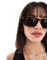 Фото #4 товара Ray-Ban square sunglasses in black