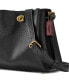 Pebble Leather Willow Shoulder Bag with Convertible Straps