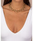 ფოტო #3 პროდუქტის Solid Open Circle Link Choker Necklace