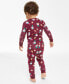 Фото #2 товара Family Pajamas Baby & Toddler Gnomes Cotton Snug-Fit Pajama Set, Created for Macy's