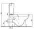 Zestaw kompaktowy WC Koło Miska kompaktowa WC Rimfree Nova Pro (M33220000)