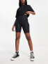 COLLUSION legging short in black