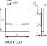 Oprawa schodowa Kanlux Apus LED inox (23108) - фото #3