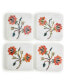 Фото #1 товара Oriental Bloom Marble Coasters, Set of 4