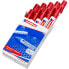 Permanent marker Edding Nº1 Red (10 Units)